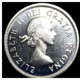 1964 Canada Silver 25 Cents GEM BU