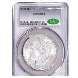 1888-O Morgan Silver Dollar CAC MS62