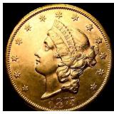 1875-CC $20 Gold Double Eagle