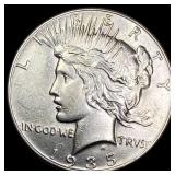 1935 Silver Peace Dollar CLOSELY UNCIRCULATED