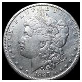 1887-S Silver Morgan Dollar CLOSELY UNCIRCULATED