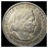 1893 Columbian Exposition Half Dollar CLOSELY UNCI