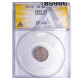 1904 5C Canada  ANACS EF45