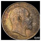 1905 Great Britain Farthing - Edward VII NEARLY UN