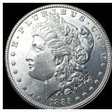 1885 Silver Morgan Dollar GEM BU