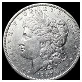 1887-O Silver Morgan Dollar CHOICE AU