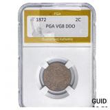 1872 Two Cent Piece PGA VG8 DDO