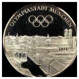 1972 Munich Olypic Games Silver Token NEARLY UNCIR