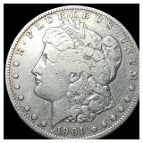 1901-S Silver Morgan Dollar NEARLY UNCIRCULATED