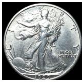 1929-D Silver Walking Liberty Half Dollar UNCIRCUL