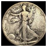 1919-S Silver Walking Liberty Half Dollar LIGHTLY