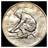 1925-S Silver California Diamond Jubilee Half Doll