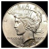 1934 Silver Peace Dollar UNCIRCULATED