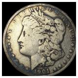 1901 Morgan Silver Dollar LIGHTLY CIRCULATED
