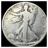 1927-S Silver Half Dollar Walking Liberty NICELY C