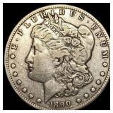 1890-CC Silver Morgan Dollar ABOUT UNCIRCULATED