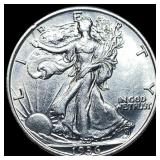 1936 Silver Walking Liberty Half Dollar CLOSELY UN