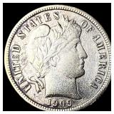 1909 Barber Dime HIGH GRADE