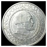 1921 Sweden Silver 2 Kroner UNCIRCULATED