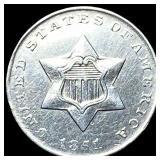1851 Silver Three-Cent Piece UNCIRCULATED