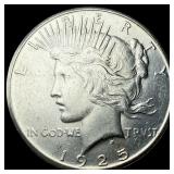1923-S Silver Peace Dollar CHOICE BU