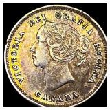 1891 Canada Silver 5 Cents CLOSELY UNCIRCULATED