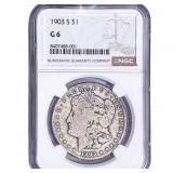 1903-S Morgan Silver Dollar NGC G6