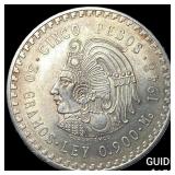 1948 Mexico Silver 5 Pesos UNCIRCULATED