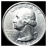 1934-D Silver Washington Quarter UNCIRCULATED
