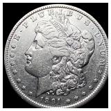 1891-O Silver Morgan Dollar NEARLY UNCIRCULATED