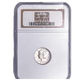1940-D Mercury Silver Dime NGC MS66 FB