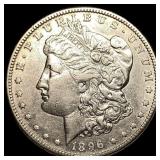 1896-S Silver Morgan Dollar CLOSELY UNCIRCULATED