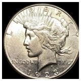 1923-S Silver Peace Dollar CLOSELY UNCIRCULATED