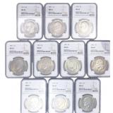 [10 Coins] 1971 Eisenhower Dollar NGC MS65