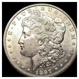 1897-S Silver Morgan Dollar CHOICE AU