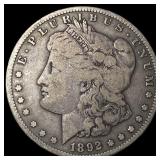1892-S Silver Morgan Dollar NICELY CIRCULATED