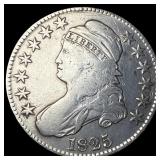 1825 Capped Bust Half Dollar ABOUT UNCIRCULATED