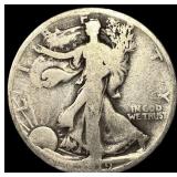 1919-D Silver Walking Liberty Half Dollar LIGHTLY