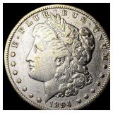 1894-O Silver Morgan Dollar NEARLY UNCIRCULATED