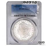 1883-O Morgan Silver Dollar PCGS MS65