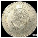 1947 Mexico Silver 5 Pesos UNCIRCULATED