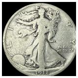 1918-S Silver Walking Liberty Half Dollar NICELY C