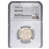 1930 Standing Liberty Quarter NGC MS63 FH