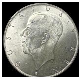 1938 Sweden Silver 2 Kroner UNCIRCULATED