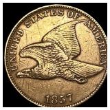 1857 Flying Eagle Cent CLOSELY UNCIRCULATED