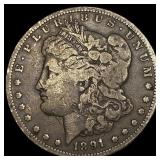 1891-CC Silver Morgan Dollar LIGHTLY CIRCULATED