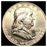 1949-S Silver Half Dollar Franklin UNCIRCULATED
