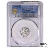 1653 Livonia Silver Solidus PCGS MS63