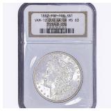 1887 Morgan Silver Dollar NGC MS63 VAM-12 DDO