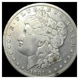 1881-CC Silver Morgan Dollar LIGHTLY CIRCULATED